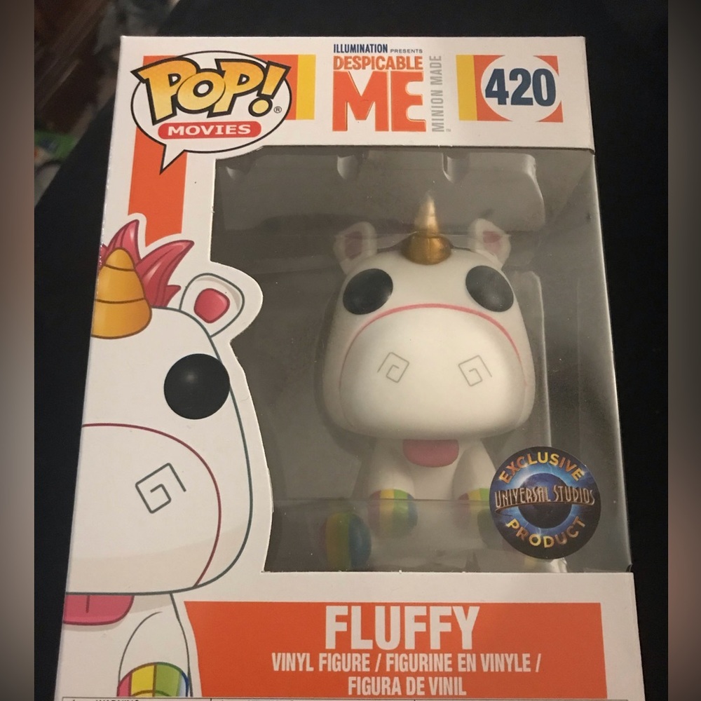 Pop Figure, Despicable Me, unicorn, Universal Studios exclusive